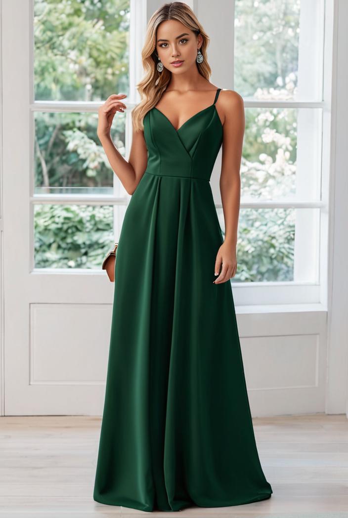convertible chiffon lace open back spaghetti straps bridesmaid dress 129798