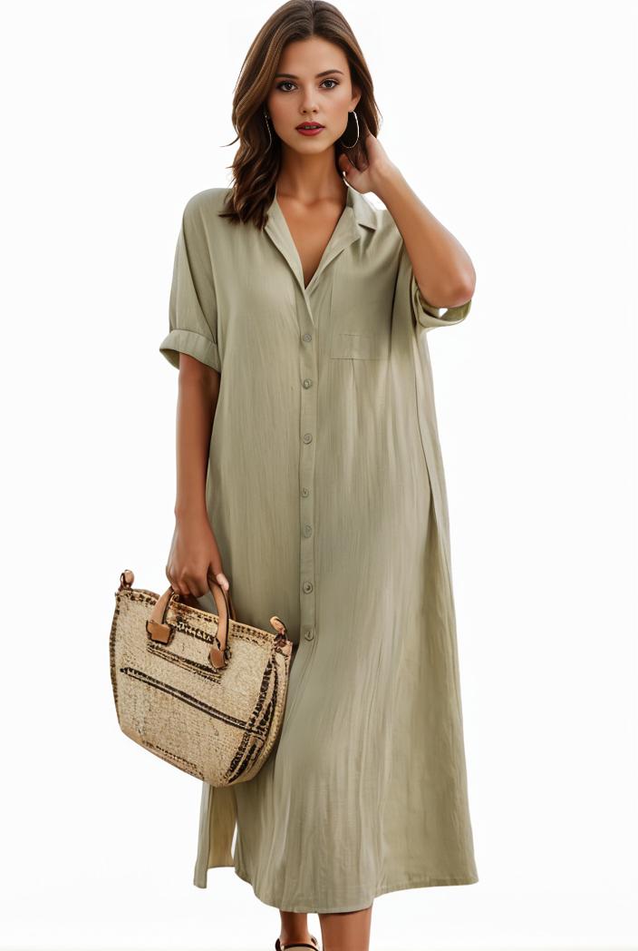 plus size casual dress women s plus solid v neck short sleeve ruffle trim smock dress 100388