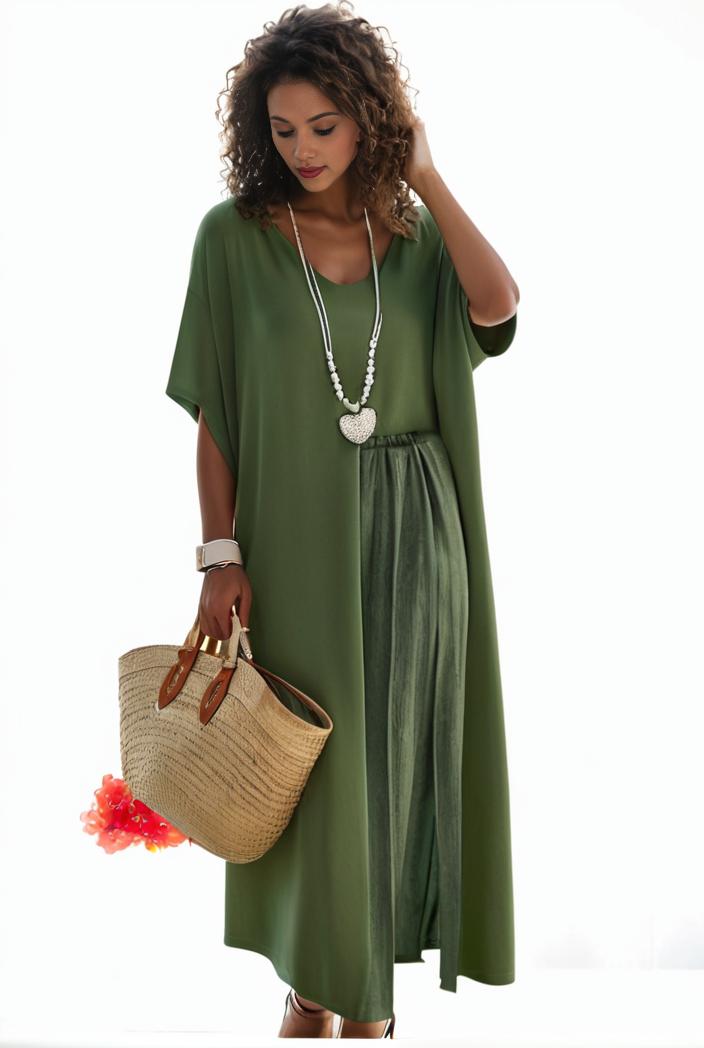plus size casual dress women s plus solid v neck short sleeve ruffle trim smock dress 100395