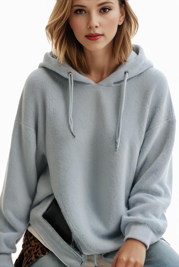 plus size casual hoodie women s plus solid ribbed long sleeve slight stretch hoodie drawstring sweatshirt 100449