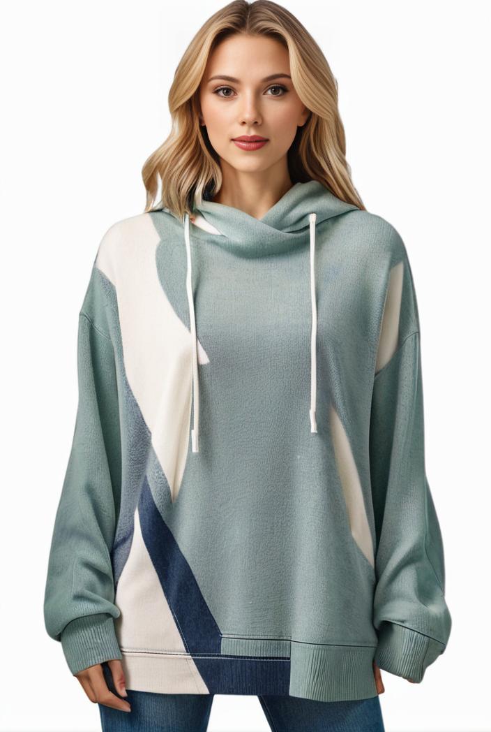plus size casual hoodie women s plus solid ribbed long sleeve slight stretch hoodie drawstring sweatshirt 100460
