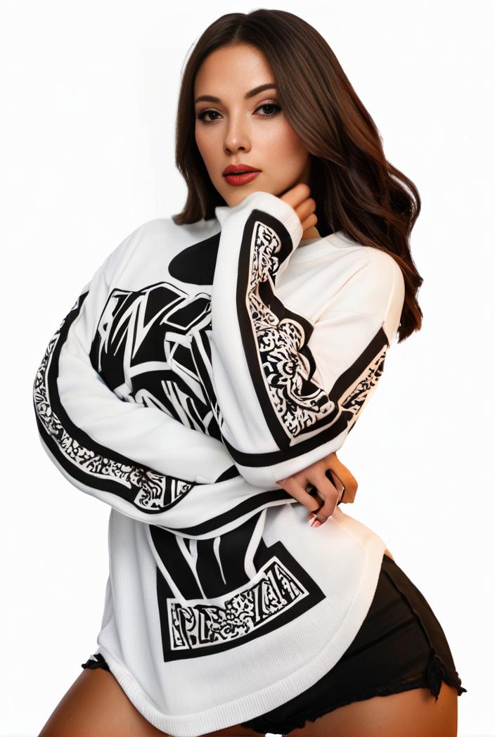 plus size casual sweatshirt women s plus graphic letter print long sleeve round neck slight stretch sweatshirt 100708