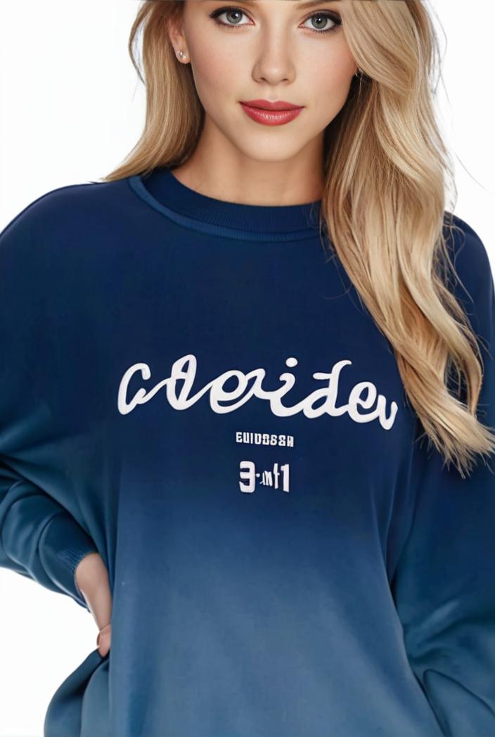 plus size casual sweatshirt women s plus ombre letter heart print raglan sleeve round neck slight stretch pullover sweatshirt 100732