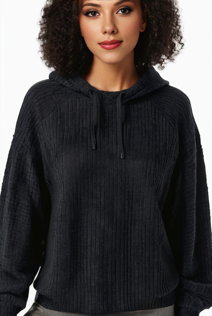 plus size casual sweatshirt women s plus solid waffle long sleeve drawstring hooded pullover sweatshirt with kangaroo pockets casual tops for fall winter women s clothing 100791