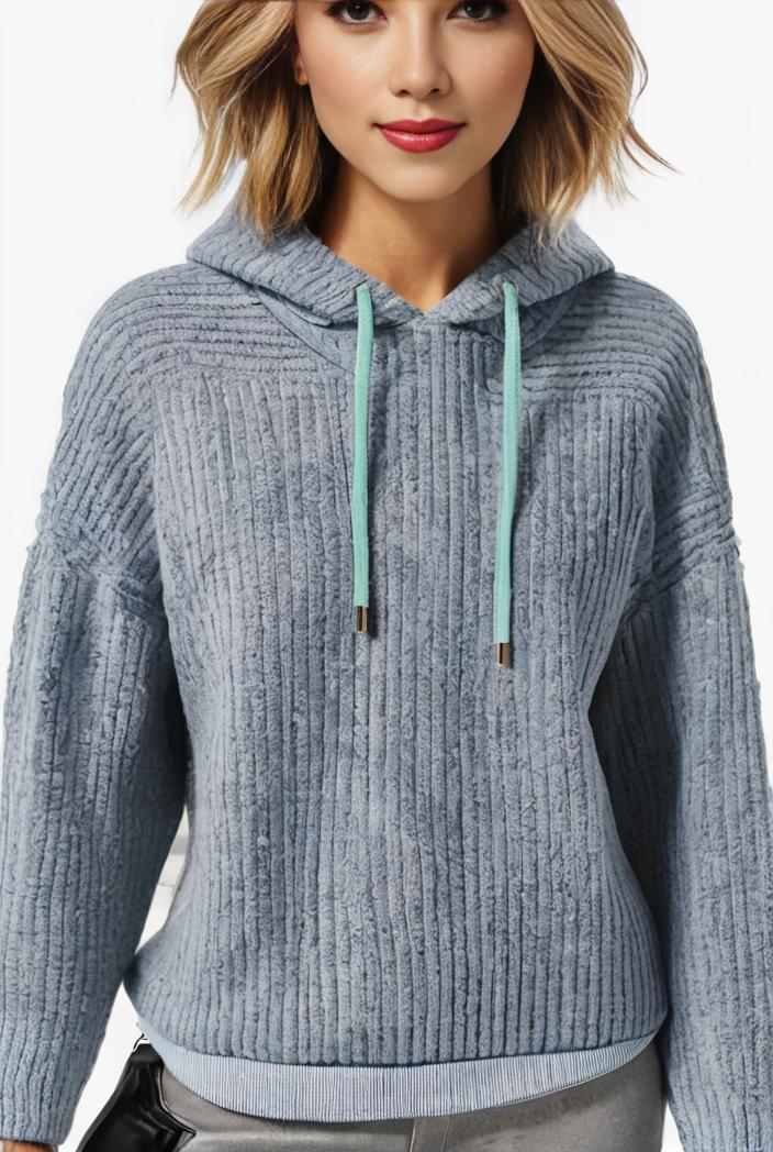 plus size casual sweatshirt women s plus solid waffle long sleeve drawstring hooded pullover sweatshirt with kangaroo pockets casual tops for fall winter women s clothing 100797