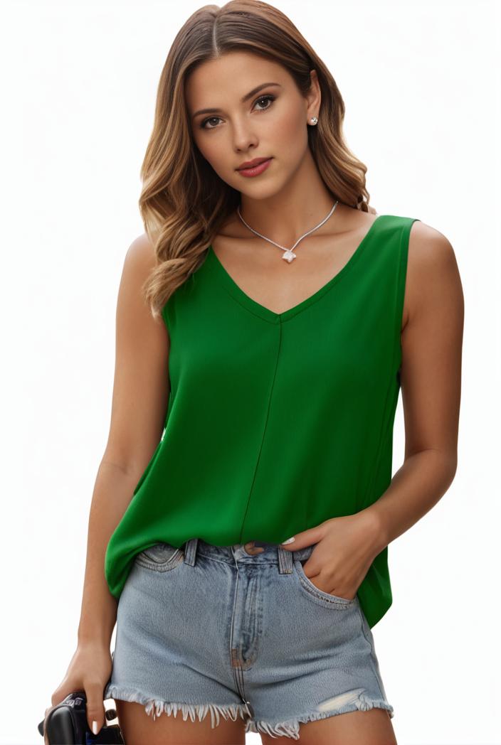 plus size casual tank top women s plus solid square neck pleated medium stretch tank top 101038
