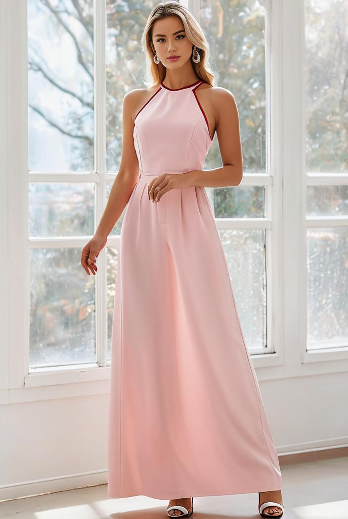 flowy chiffon one shoulder with three straps bridesmaid dress 134126