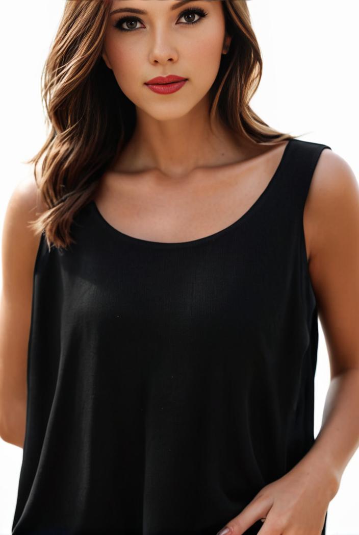 plus size casual tank top women s plus solid square neck slight stretch pleated tank top 101062
