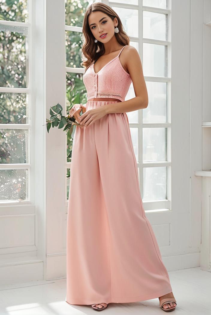 flowy chiffon one shoulder with three straps bridesmaid dress 134187