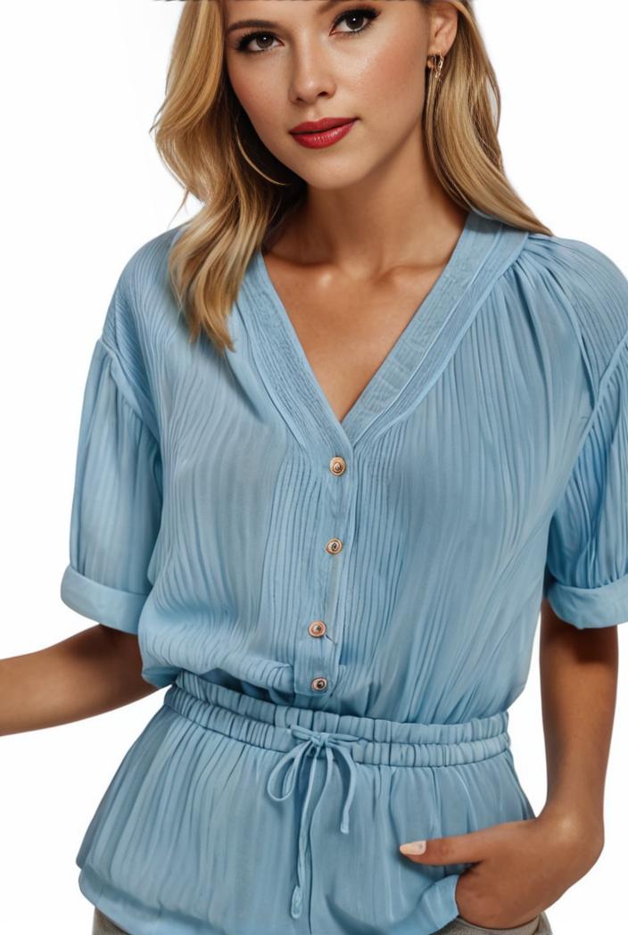 plus size elegant blouse women s plus solid contrast lace ribbed puff sleeve v neck shirt top 101279