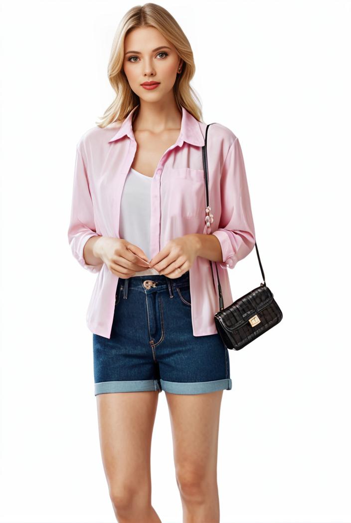 women s solid open front blazer with long sleeves for office wear 117758