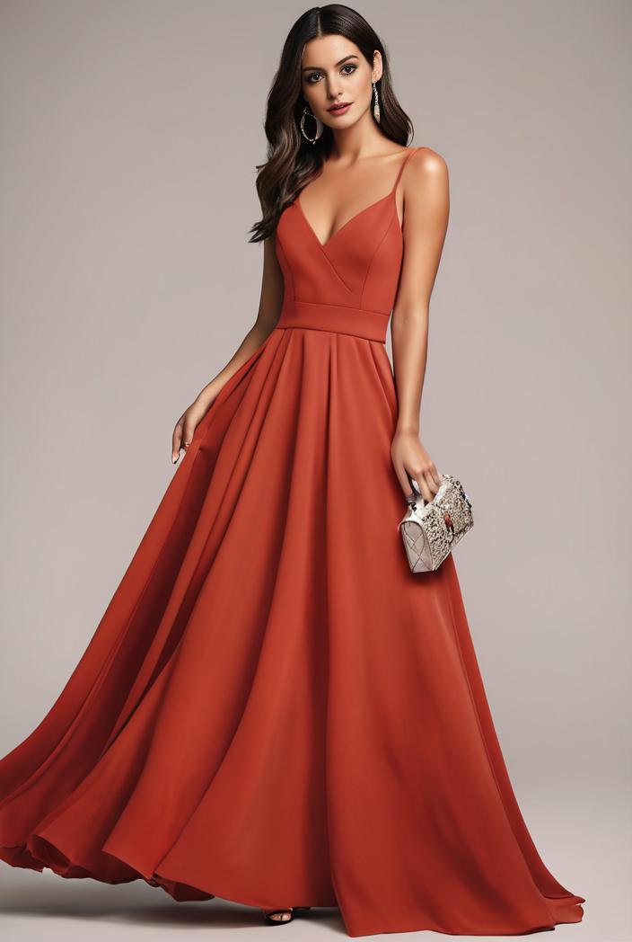 convertible chiffon lace open back spaghetti straps bridesmaid dress 122300