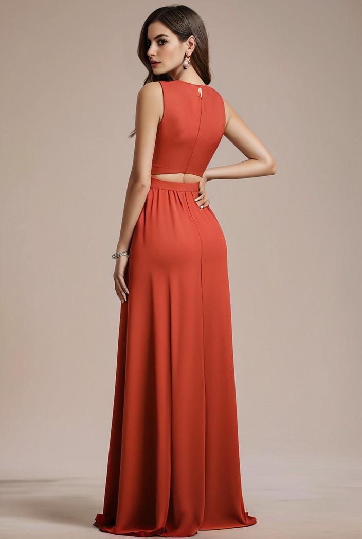 convertible chiffon lace open back spaghetti straps bridesmaid dress 122322