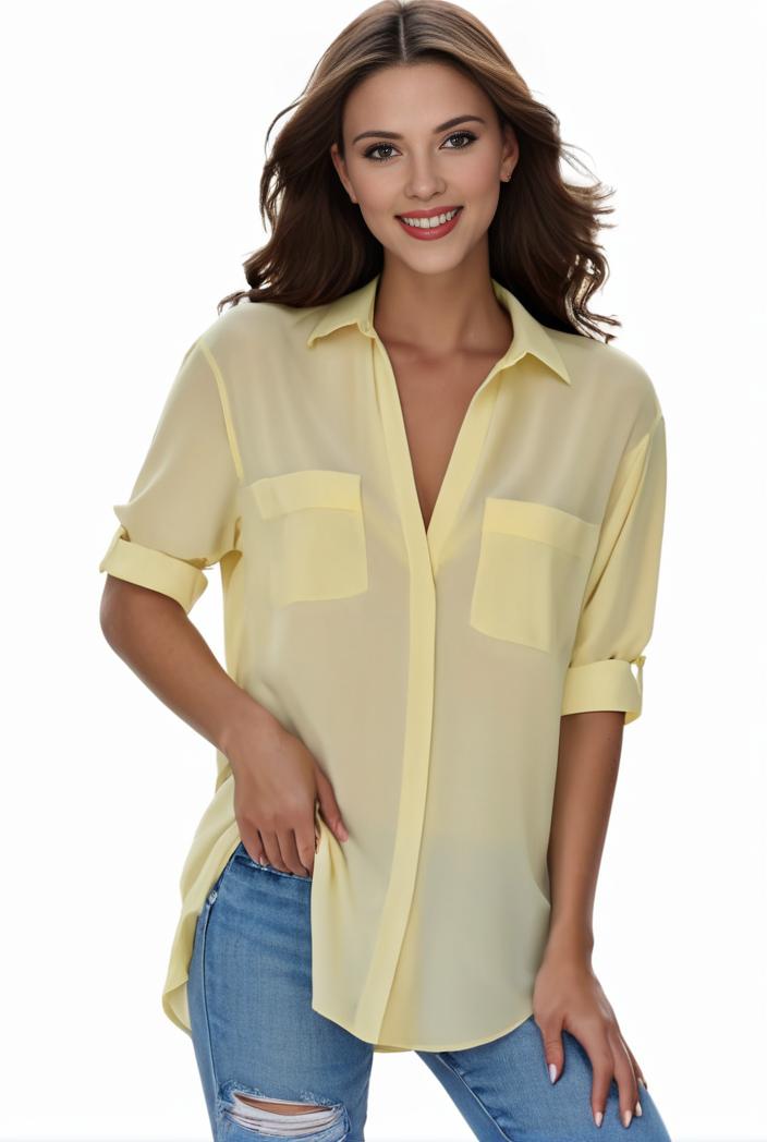 plus size formal shirt women s plus plain long sleeve turn down collar button up workwear shirt 102704
