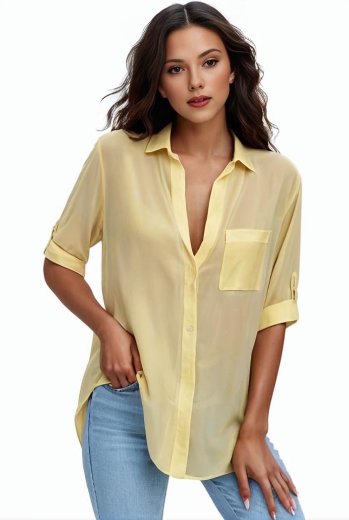 plus size formal shirt women s plus plain long sleeve turn down collar button up workwear shirt 102707