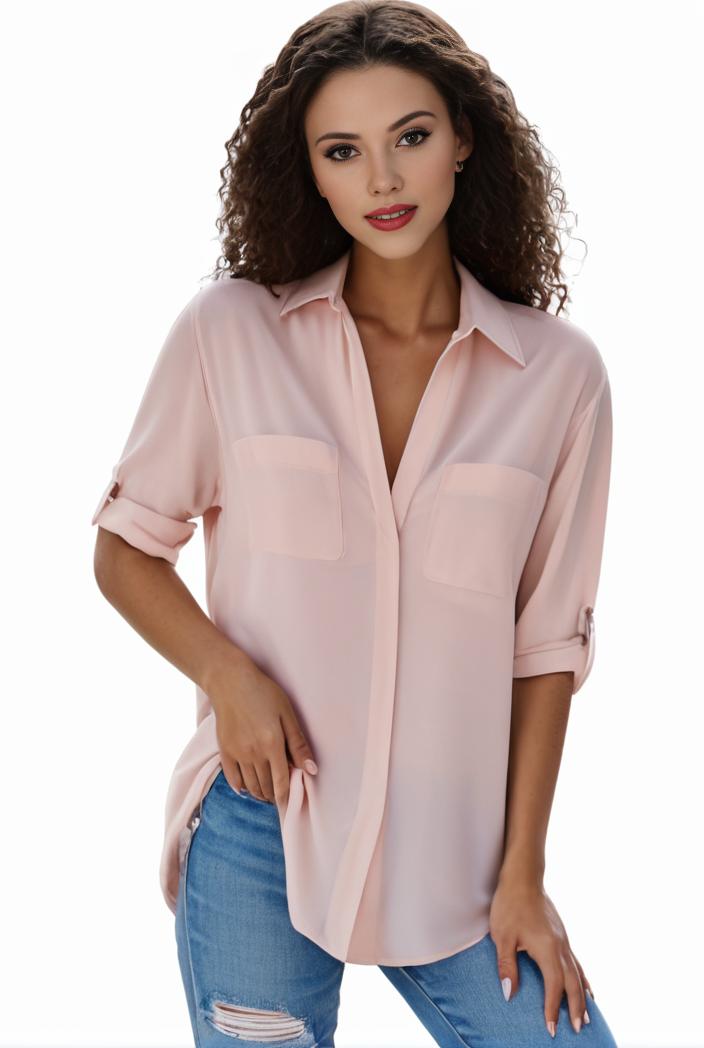 plus size formal shirt women s plus plain long sleeve turn down collar button up workwear shirt 102728