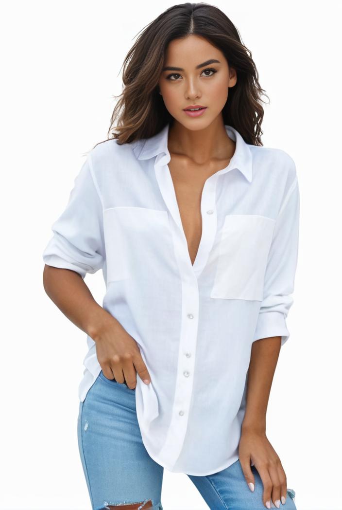 plus size formal shirt women s plus plain long sleeve turn down collar button up workwear shirt 138000