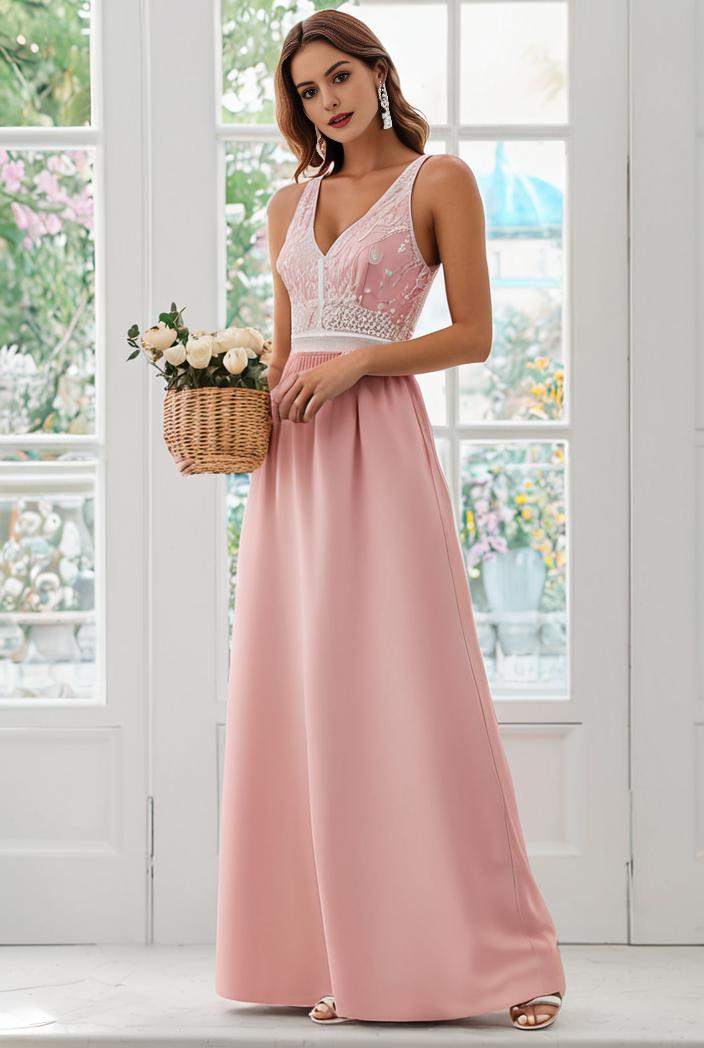 flowy chiffon one shoulder with three straps bridesmaid dress 126791