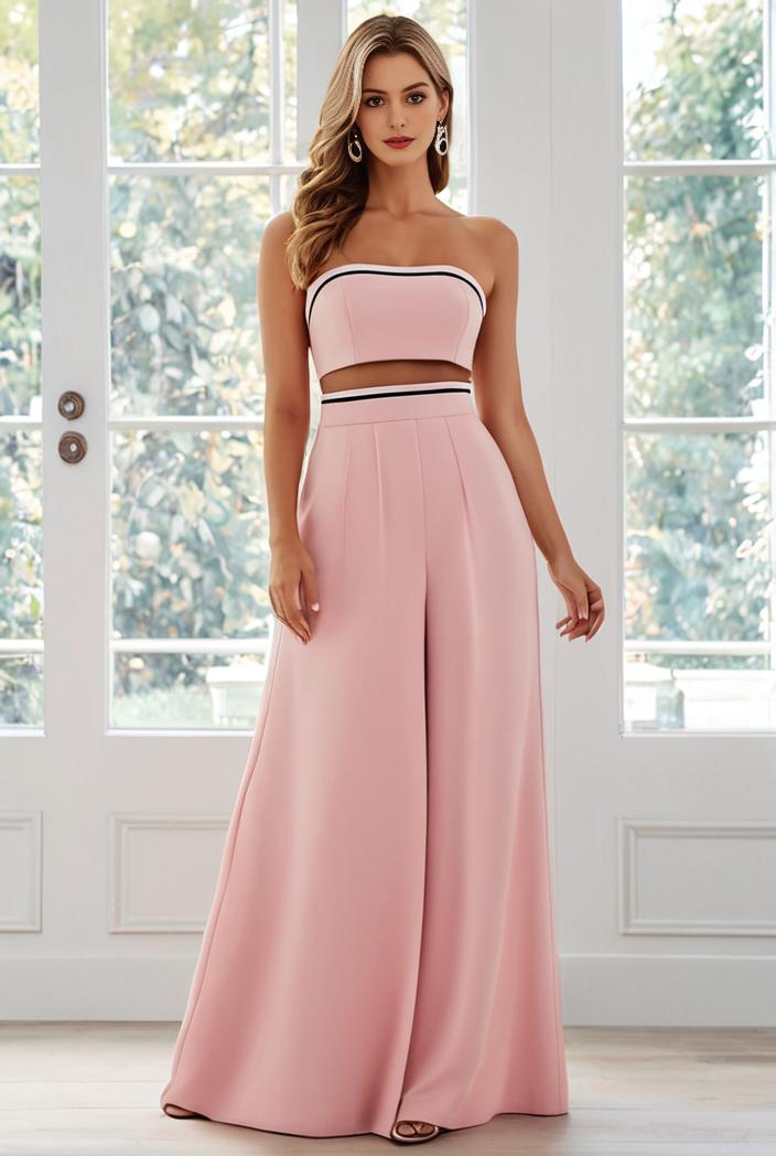 flowy chiffon one shoulder with three straps bridesmaid dress 126799