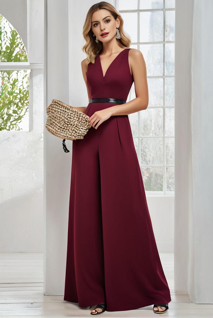 flowy chiffon one shoulder with three straps bridesmaid dress 126802