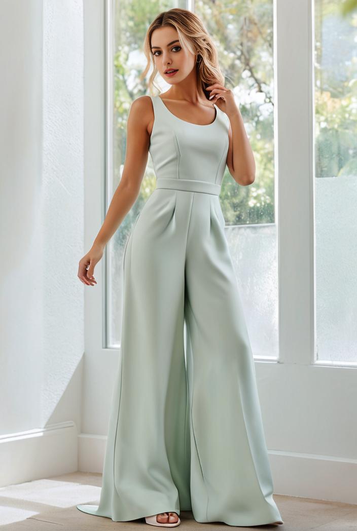 flowy chiffon one shoulder with three straps bridesmaid dress 126819
