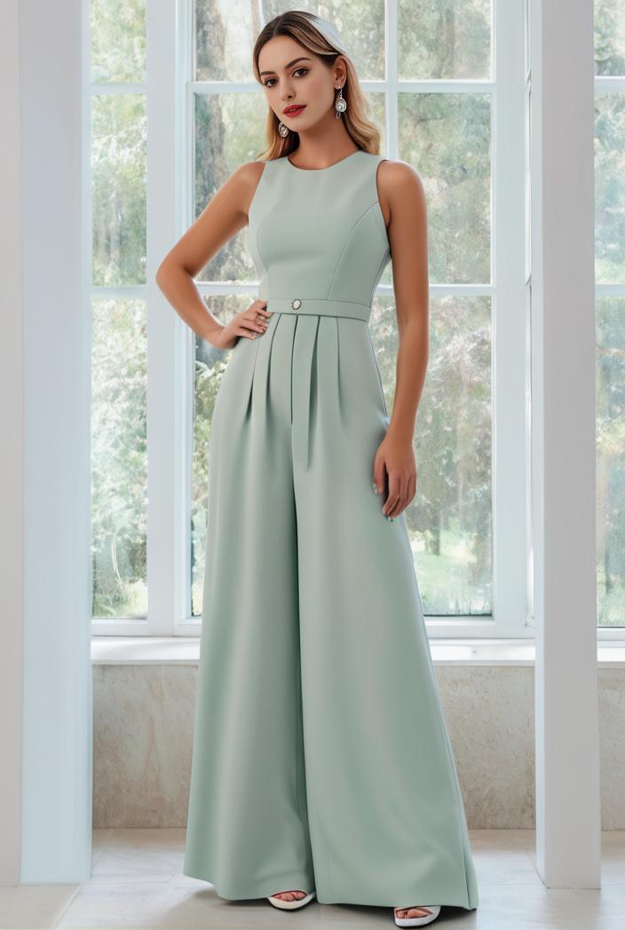 flowy chiffon one shoulder with three straps bridesmaid dress 126845