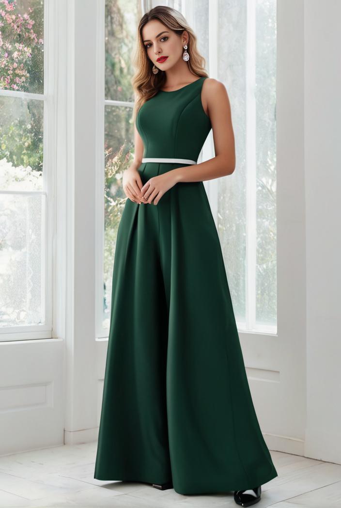 flowy chiffon one shoulder with three straps bridesmaid dress 126853