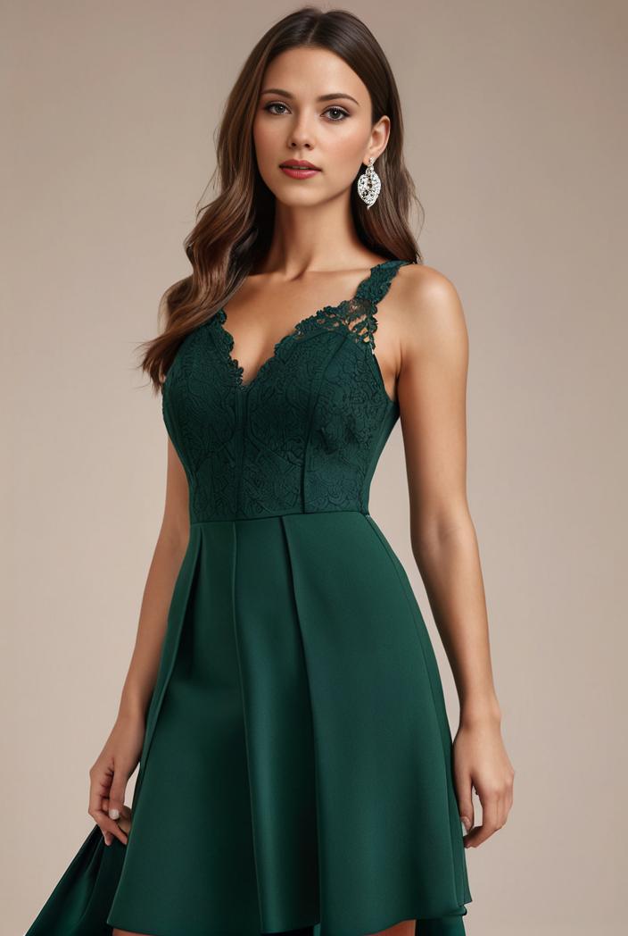 sequin bodice tulle high low evening dress with ribbon waist 107495