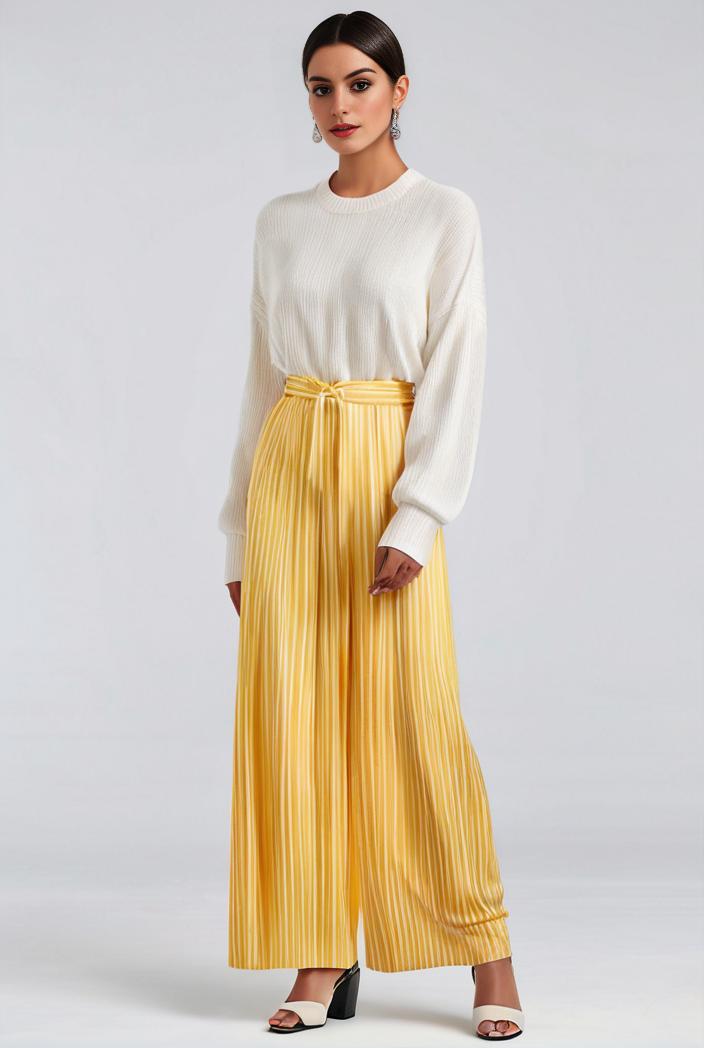 pleated high waist commuting temperament maxi dress 129020