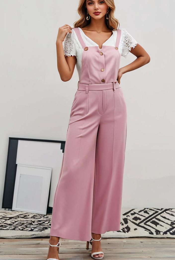 boho sleeveless long jumpsuit with pockets women s casual baggy overall 135946
