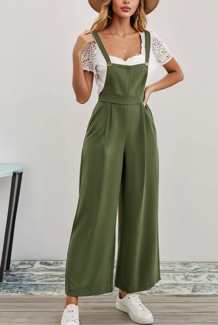 boho sleeveless long jumpsuit with pockets women s casual baggy overall 135979