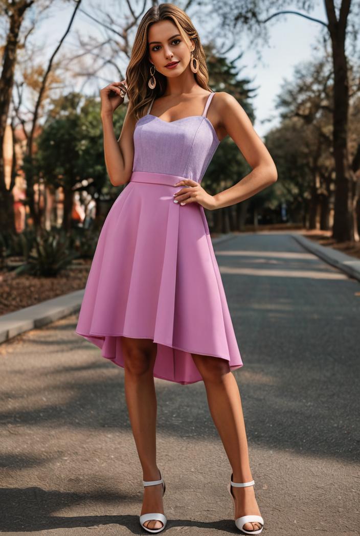 deep v neck lace chiffon bridesmaid dress with asymmetrical hem 101724
