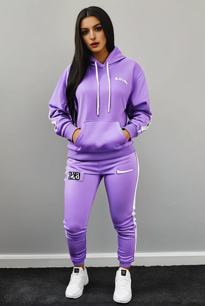 casual drawstring pants and hoodie combo set for women 141760