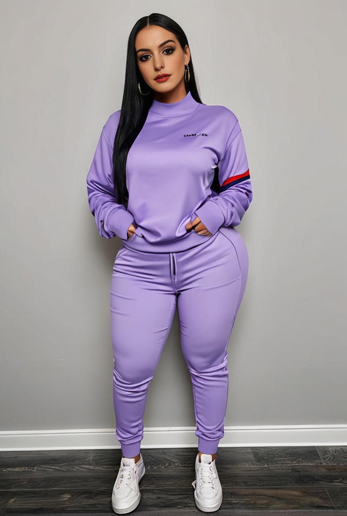 casual drawstring pants and hoodie combo set for women 141759