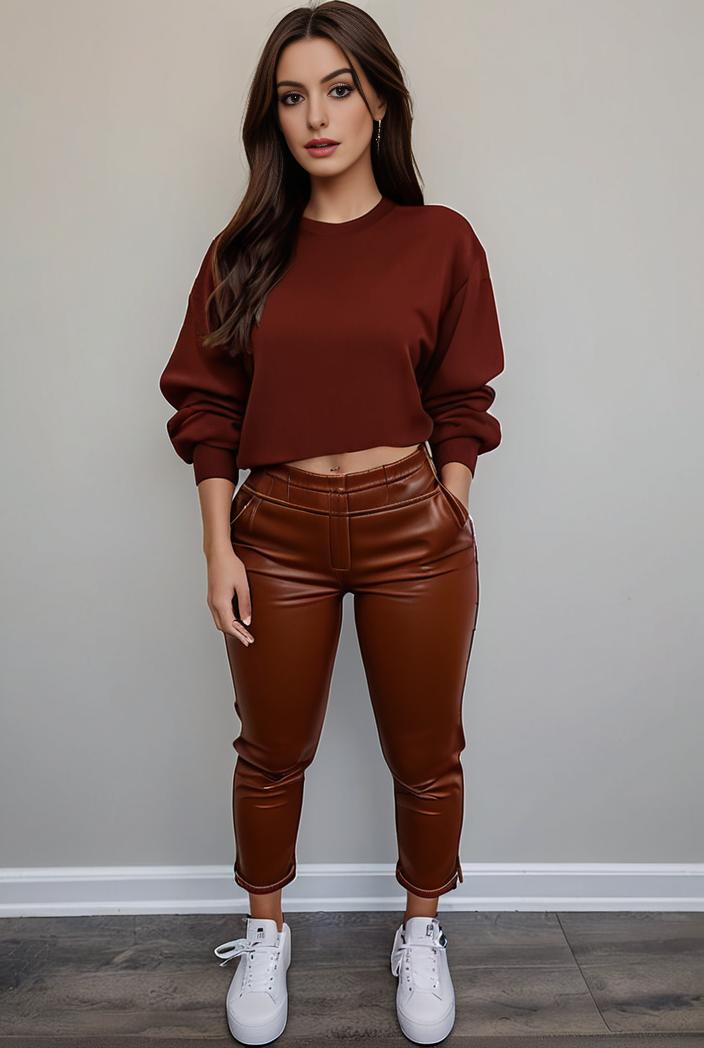 casual drawstring pants and hoodie combo set for women 141767
