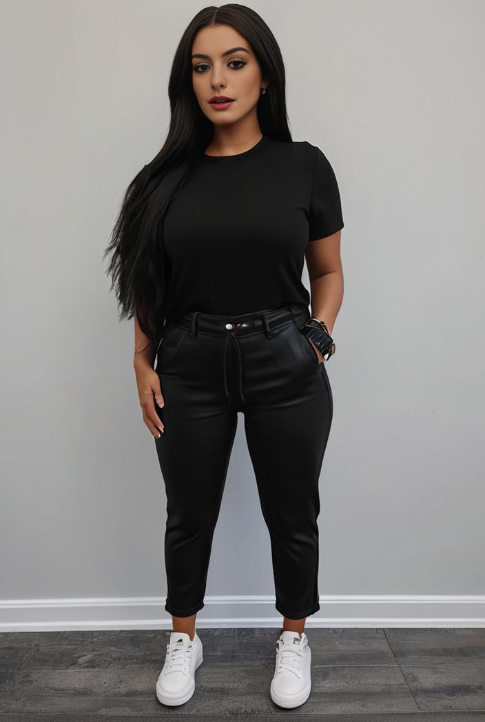 casual drawstring pants and hoodie combo set for women 141775