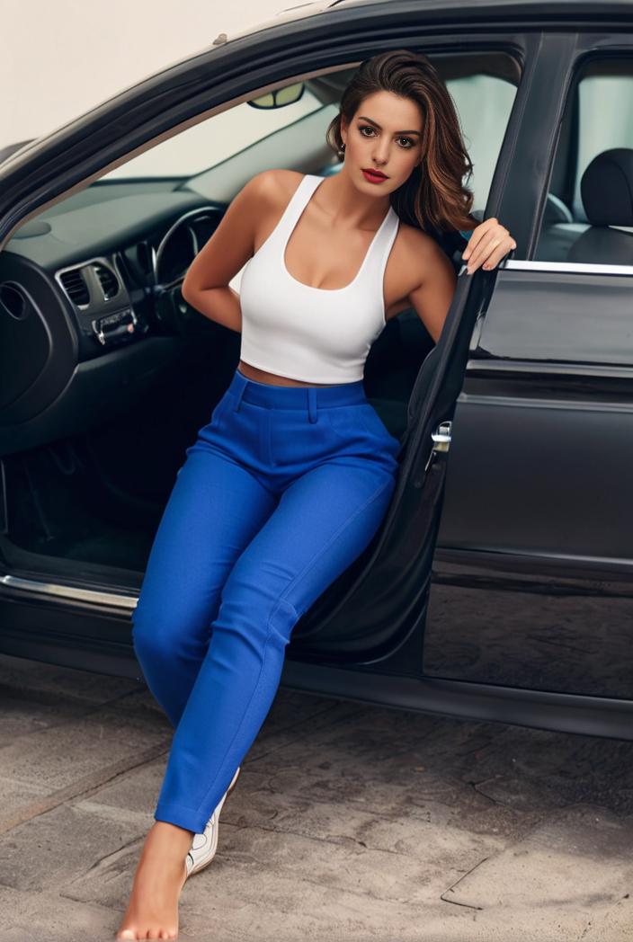 casual skinny jeans with ripped holes and slant pockets 142479