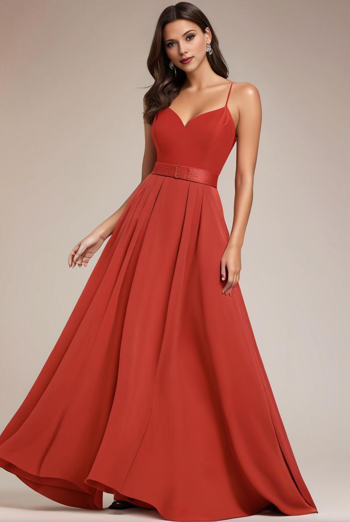 convertible chiffon lace open back spaghetti straps bridesmaid dress 127592