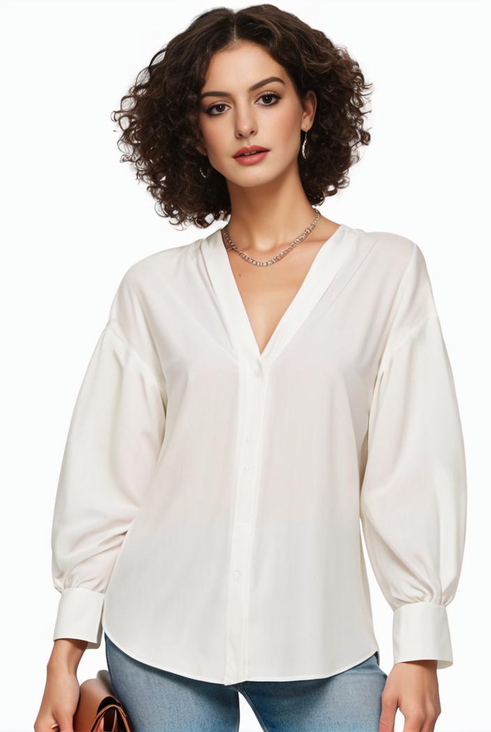 plus size casual blouse women s plus solid button up lantern sleeve turn down collar nipped waist blouse 108619