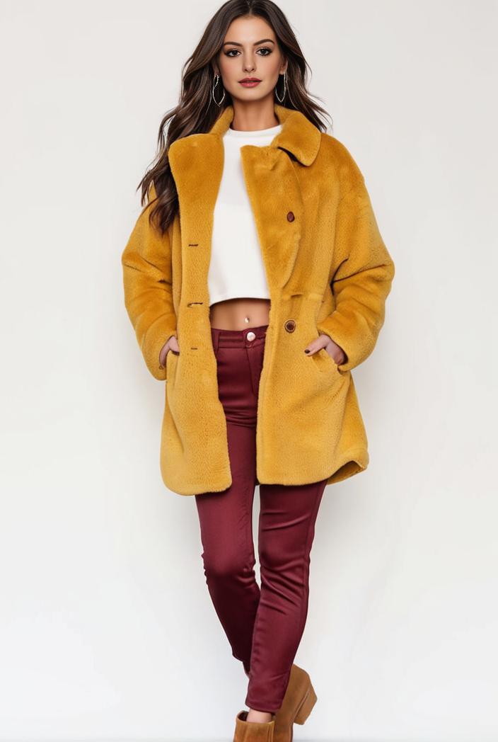 cozy winter teddy coat for women 145607