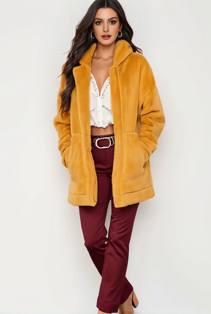 cozy winter teddy coat for women 145611