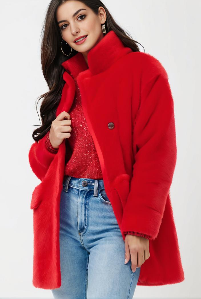 cozy winter teddy coat for women 145637