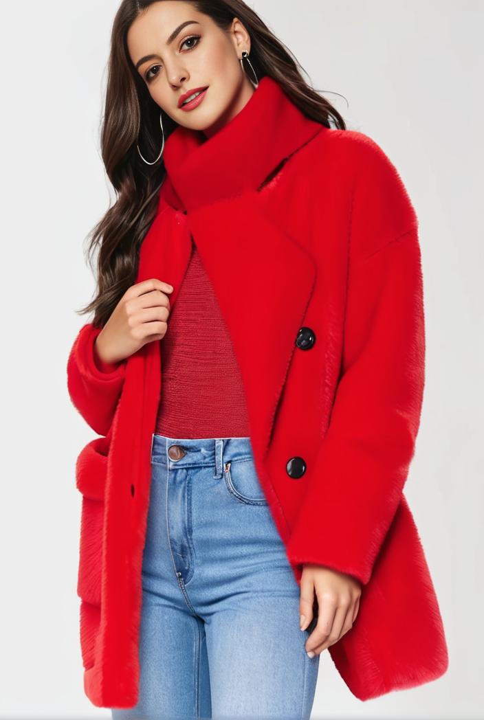 cozy winter teddy coat for women 145639