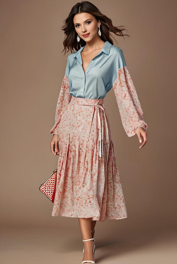 floral peacock print long sleeve loose swim robe beach cover up coat 137200