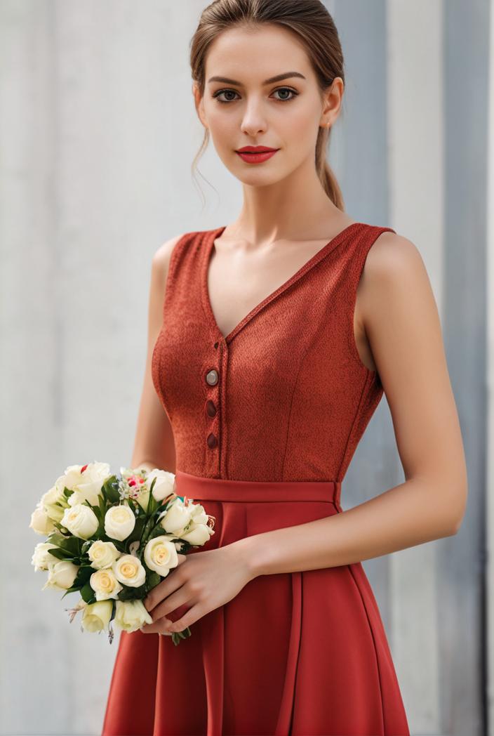 deep v neck lace chiffon bridesmaid dress with asymmetrical hem 120342
