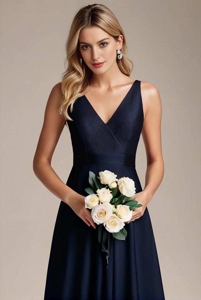 deep v neck lace chiffon bridesmaid dress with asymmetrical hem 120368