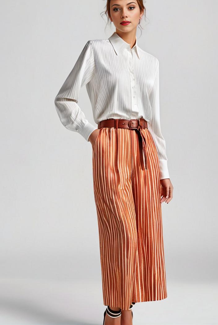 pleated high waist commuting temperament maxi dress 142156