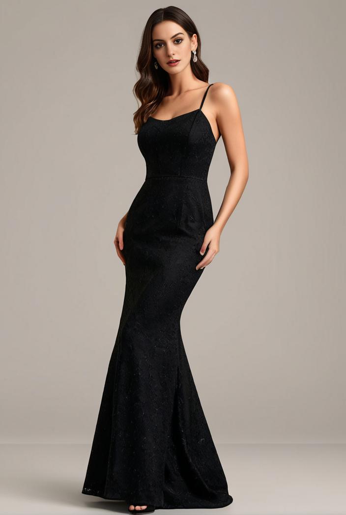 glitter spaghetti strap u veck open back bodycon stretchy evening dress 124361