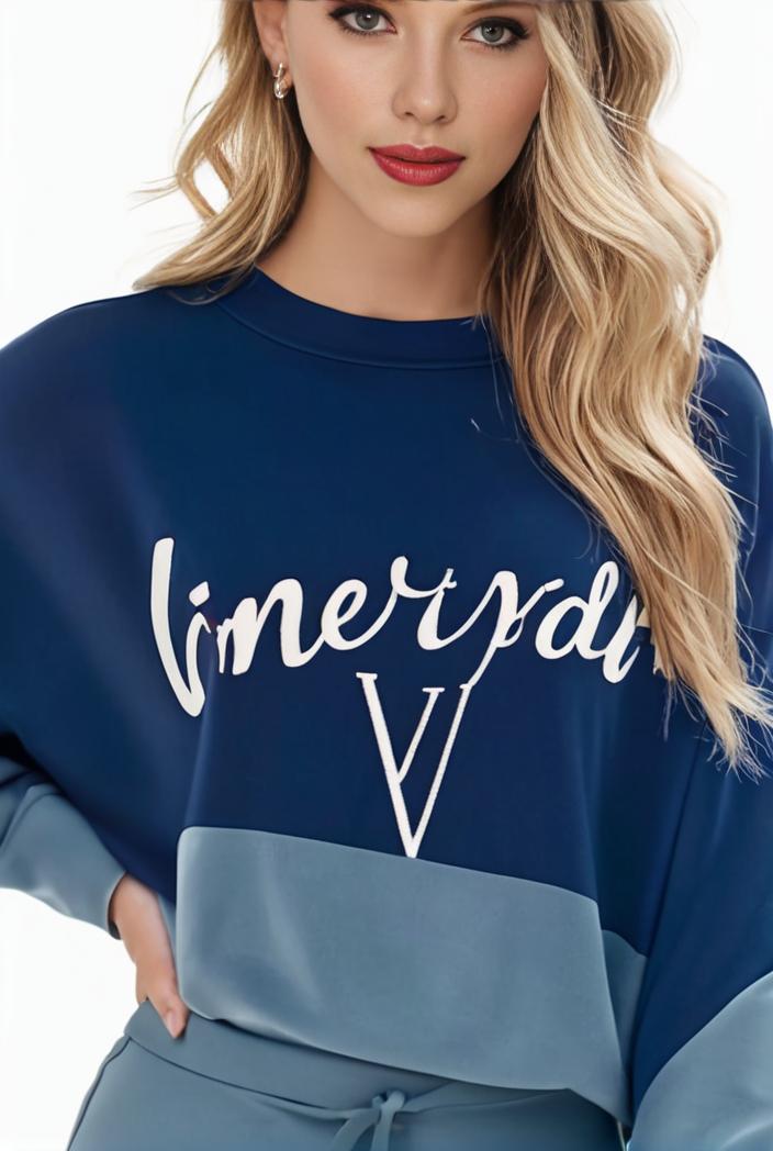 plus size casual sweatshirt women s plus ombre letter heart print raglan sleeve round neck slight stretch pullover sweatshirt 144615