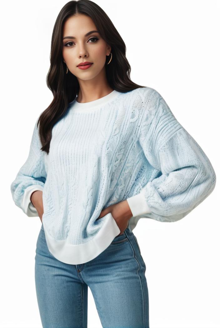 plus size casual sweatshirt women s plus solid waffle pattern long sleeve round neck sweatshirt 144715